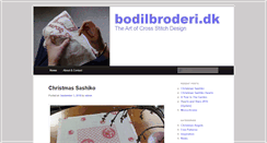 Desktop Screenshot of bodilbroderi.dk
